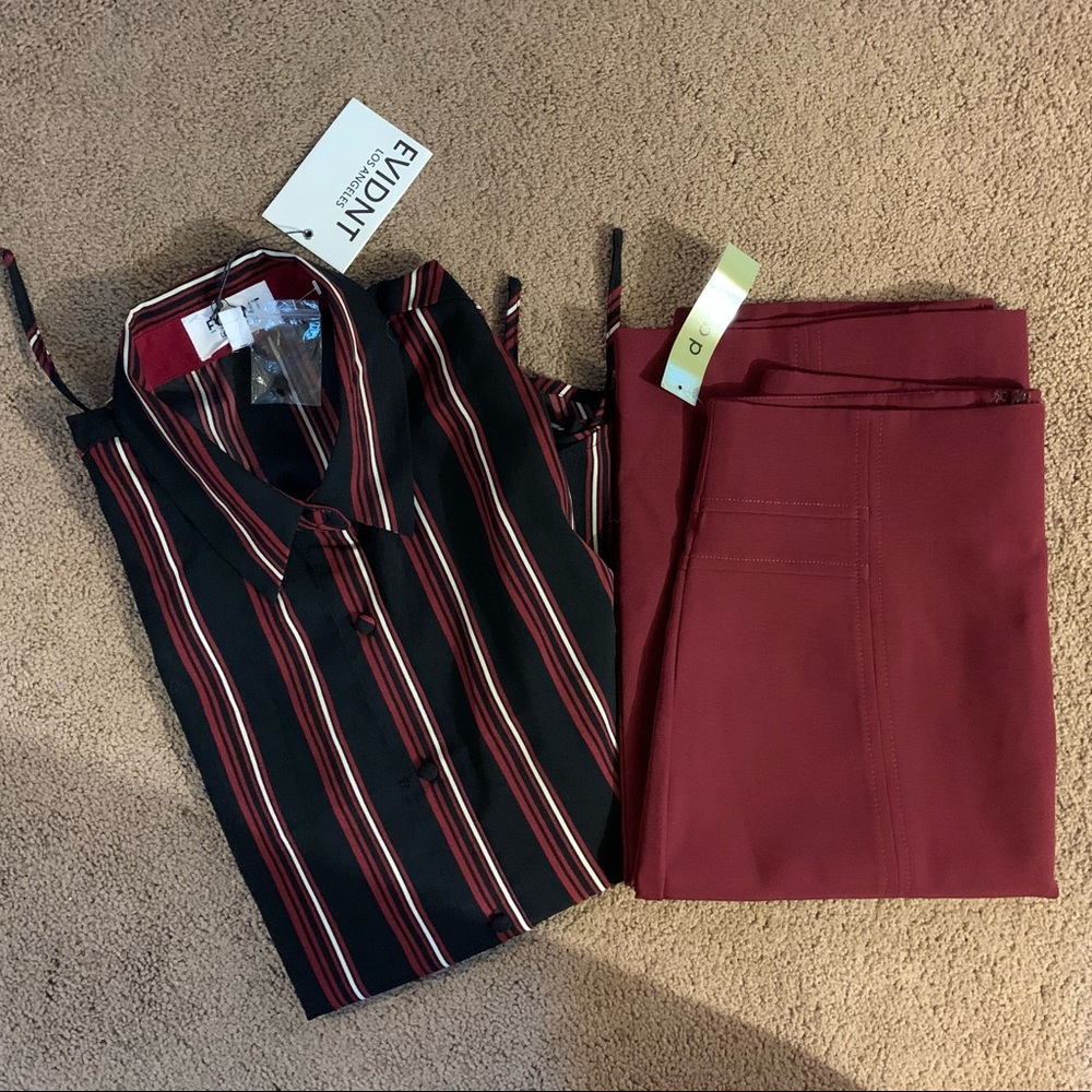 Pencil skirt (dazz) and matching blouse (evidnt)